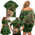 Cat Christmas Tree Family Matching Off Shoulder Short Dress and Hawaiian Shirt Xmas Holiday Patterns - Wonder Print Shop