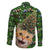 Cat Christmas Tree Family Matching Off Shoulder Short Dress and Hawaiian Shirt Xmas Holiday Patterns - Wonder Print Shop