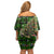 Cat Christmas Tree Family Matching Off Shoulder Short Dress and Hawaiian Shirt Xmas Holiday Patterns - Wonder Print Shop