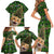 Cat Christmas Tree Family Matching Short Sleeve Bodycon Dress and Hawaiian Shirt Xmas Holiday Patterns - Wonder Print Shop