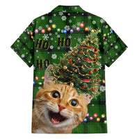 Cat Christmas Tree Family Matching Tank Maxi Dress and Hawaiian Shirt Xmas Holiday Patterns - Wonder Print Shop