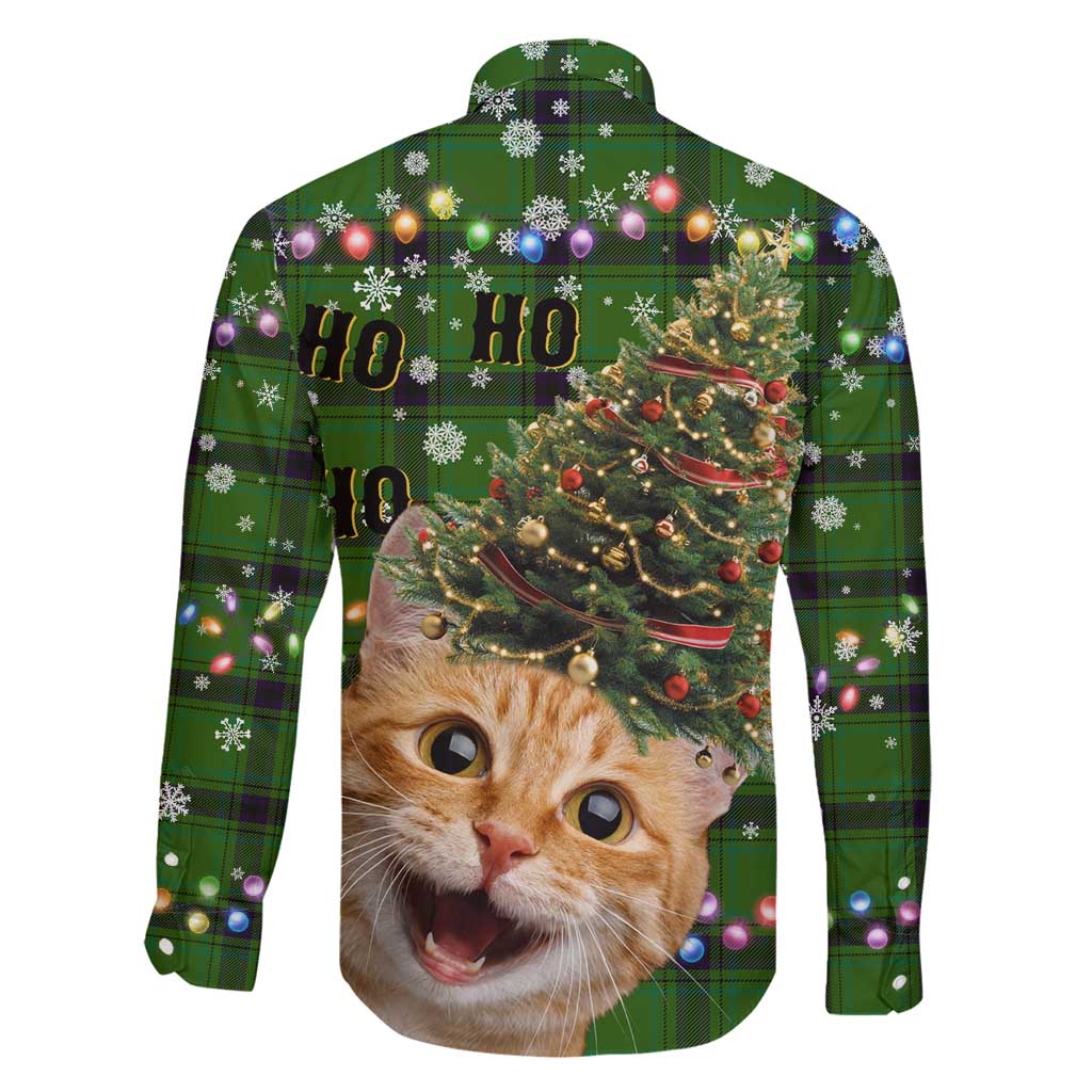 Cat Christmas Tree Family Matching Tank Maxi Dress and Hawaiian Shirt Xmas Holiday Patterns - Wonder Print Shop