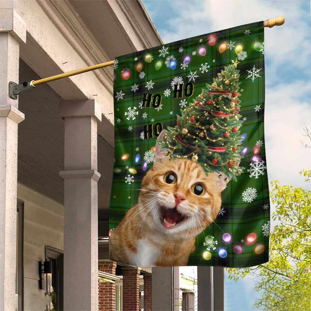 Cat Christmas Tree Garden Flag Xmas Holiday Patterns - Wonder Print Shop