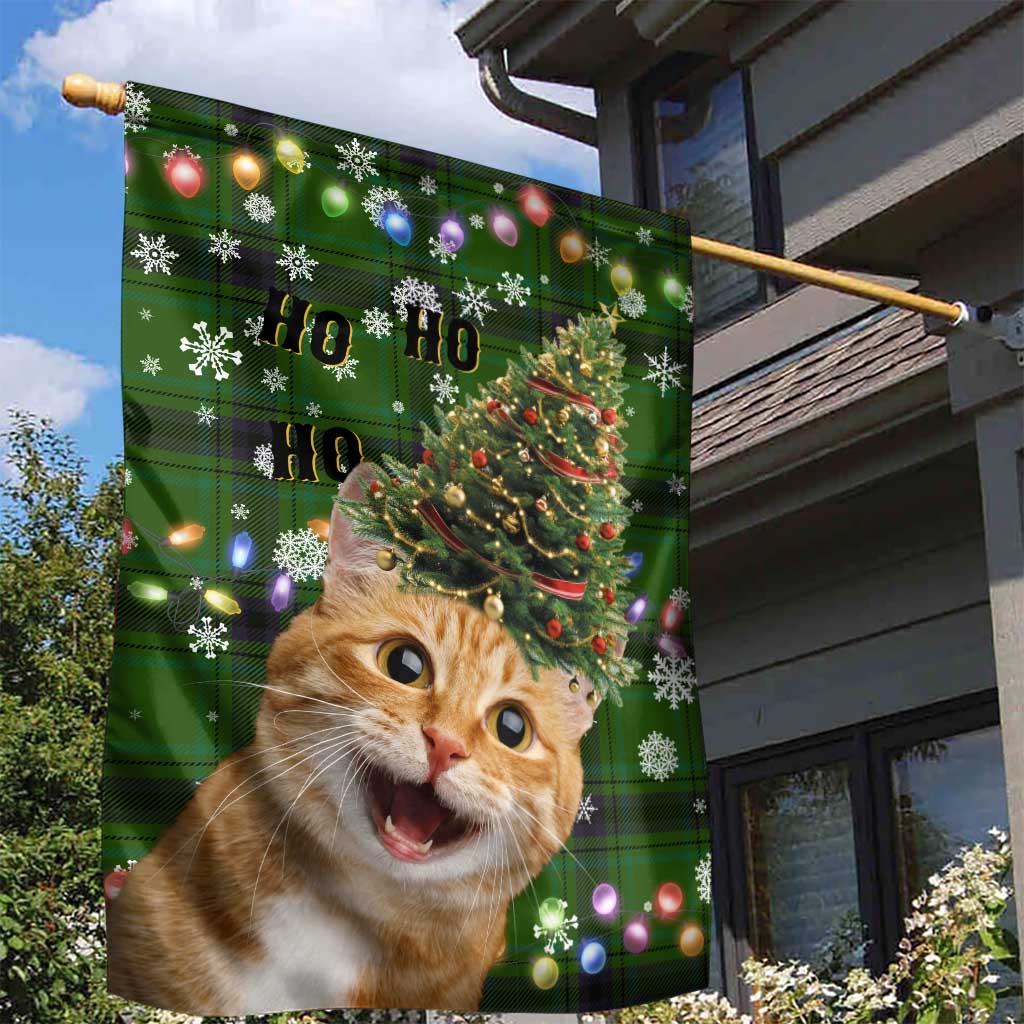 Cat Christmas Tree Garden Flag Xmas Holiday Patterns - Wonder Print Shop
