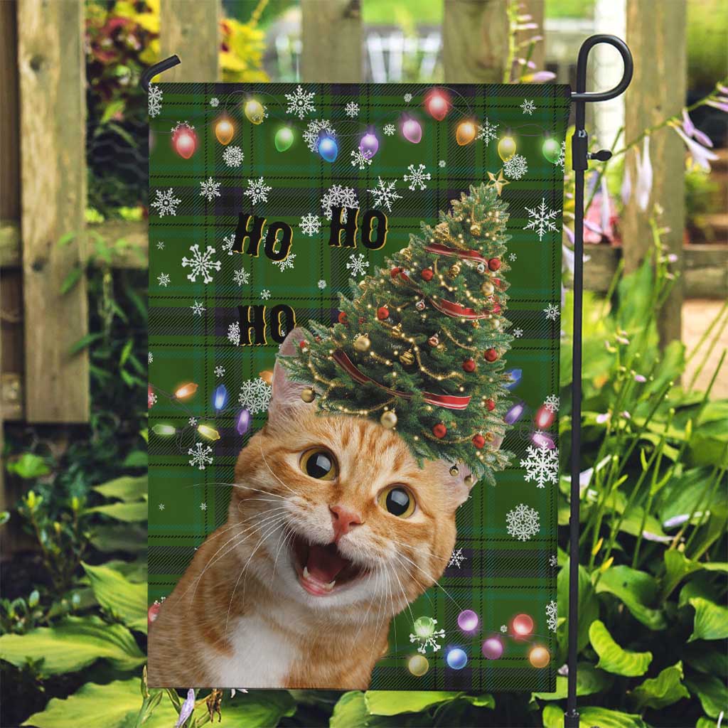 Cat Christmas Tree Garden Flag Xmas Holiday Patterns - Wonder Print Shop