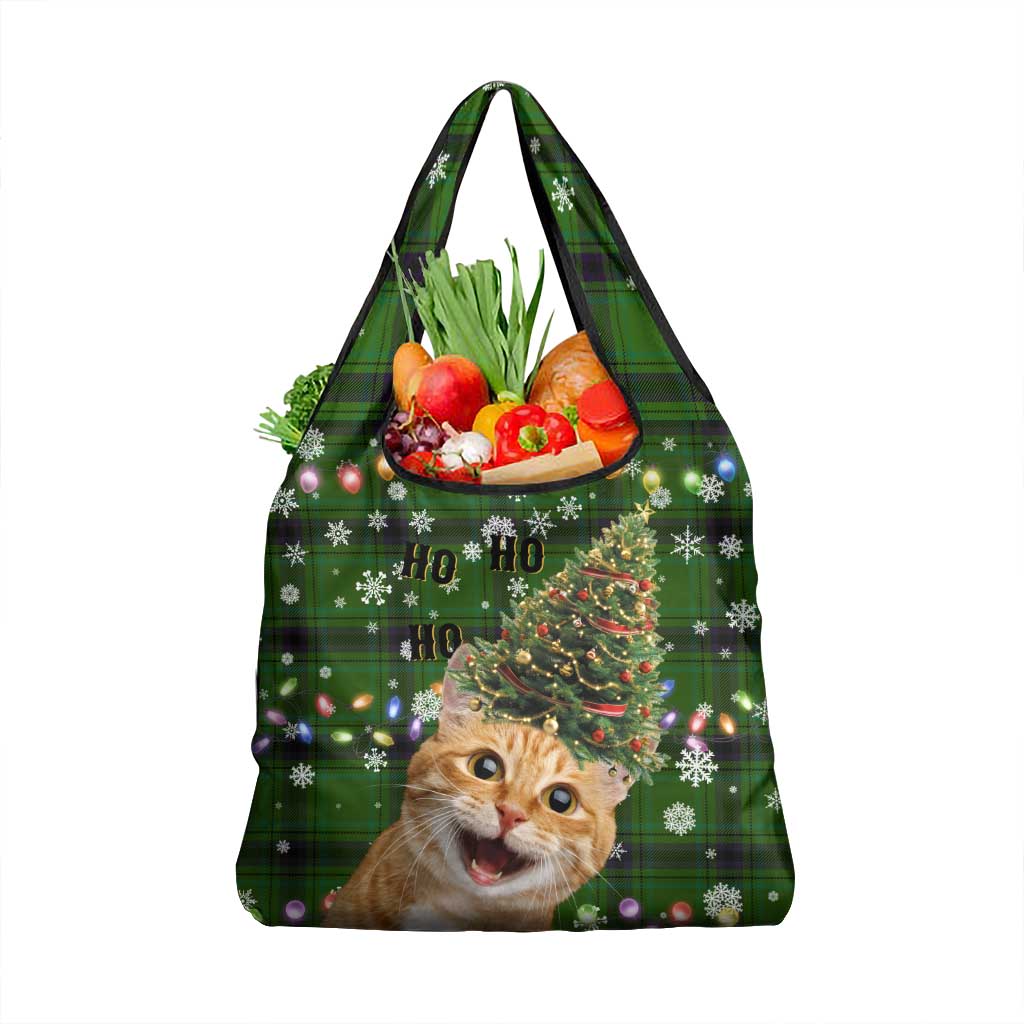 Cat Christmas Tree Grocery Bag Xmas Holiday Patterns - Wonder Print Shop