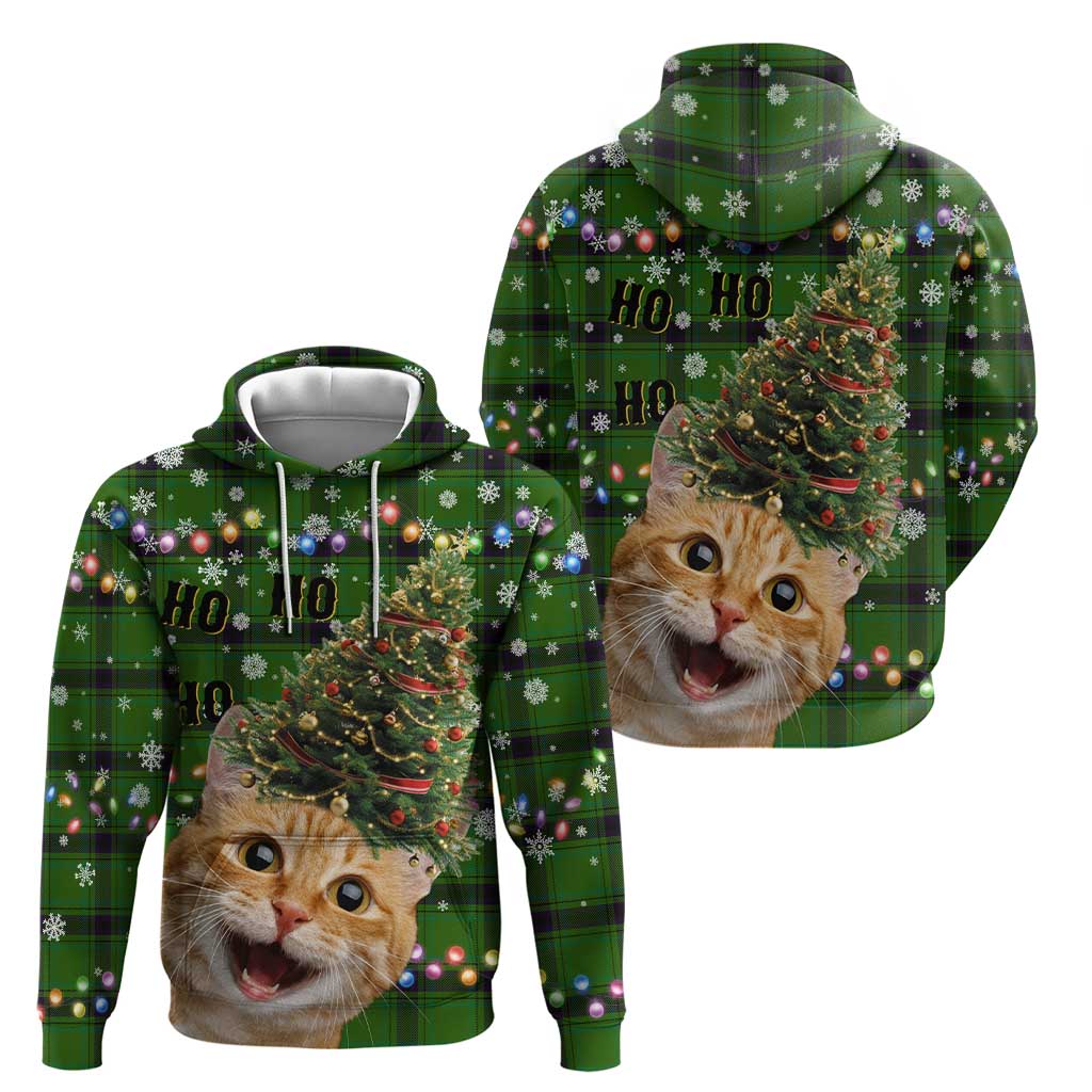 Cat Christmas Tree Hoodie Xmas Holiday Patterns - Wonder Print Shop