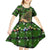Cat Christmas Tree Kid Short Sleeve Dress Xmas Holiday Patterns - Wonder Print Shop