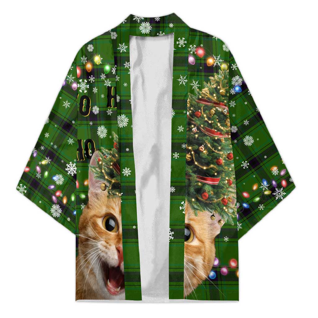 Cat Christmas Tree Kimono Xmas Holiday Patterns - Wonder Print Shop