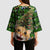 Cat Christmas Tree Kimono Sleeve Blouse Xmas Holiday Patterns - Wonder Print Shop