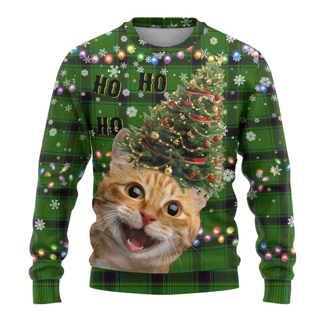 Cat Christmas Tree Ugly Christmas Sweater Xmas Holiday Patterns - Wonder Print Shop
