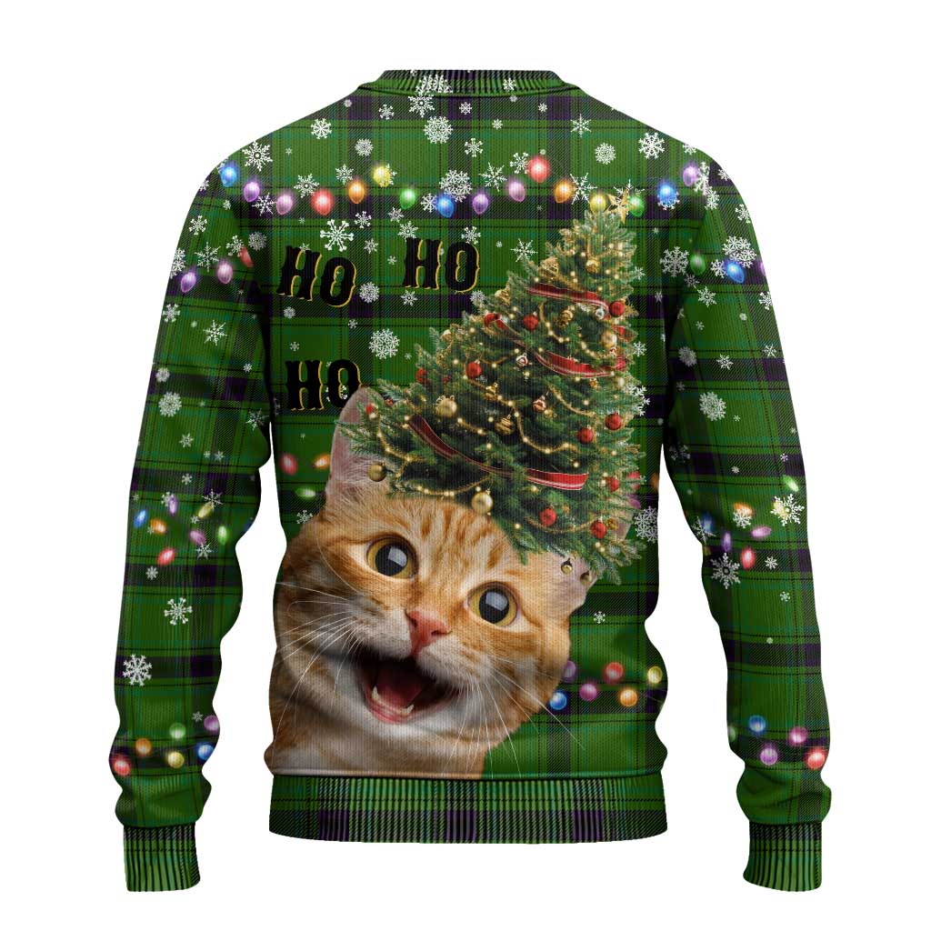 Cat Christmas Tree Ugly Christmas Sweater Xmas Holiday Patterns - Wonder Print Shop