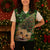 Cat Christmas Tree Christmas Knitted V-Neck Vest Xmas Holiday Patterns - Wonder Print Shop
