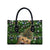 Cat Christmas Tree Leather Bag Xmas Holiday Patterns - Wonder Print Shop