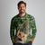 Cat Christmas Tree Long Sleeve Polo Shirt Xmas Holiday Patterns - Wonder Print Shop