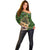Cat Christmas Tree Off Shoulder Sweater Xmas Holiday Patterns - Wonder Print Shop