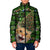 Cat Christmas Tree Padded Jacket Xmas Holiday Patterns - Wonder Print Shop