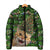 Cat Christmas Tree Padded Jacket Xmas Holiday Patterns - Wonder Print Shop