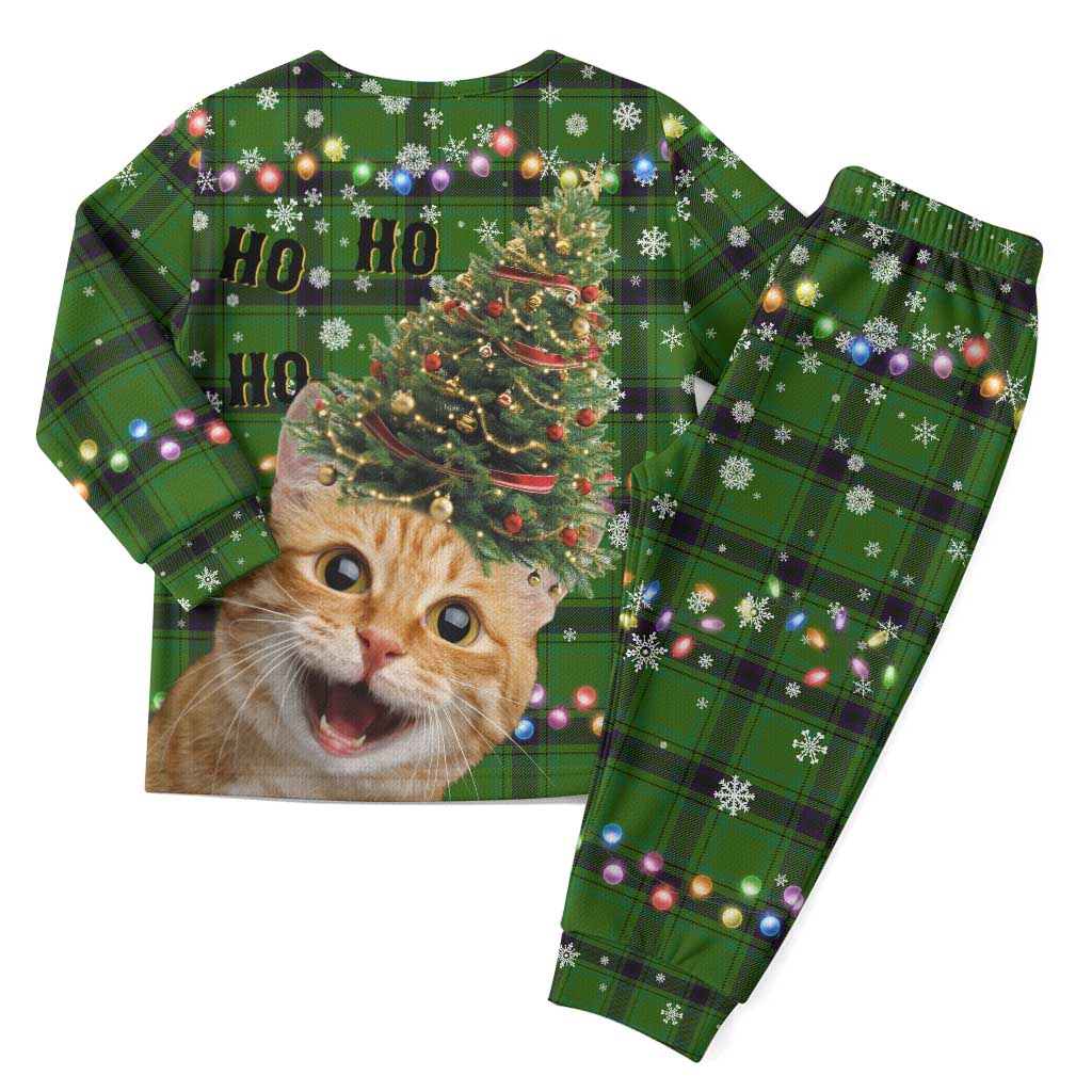 Cat Christmas Tree Christmas Pajama Set Xmas Holiday Patterns - Wonder Print Shop