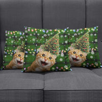 Cat Christmas Tree Pillow Cover Xmas Holiday Patterns - Wonder Print Shop
