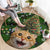 Cat Christmas Tree Round Carpet Xmas Holiday Patterns - Wonder Print Shop