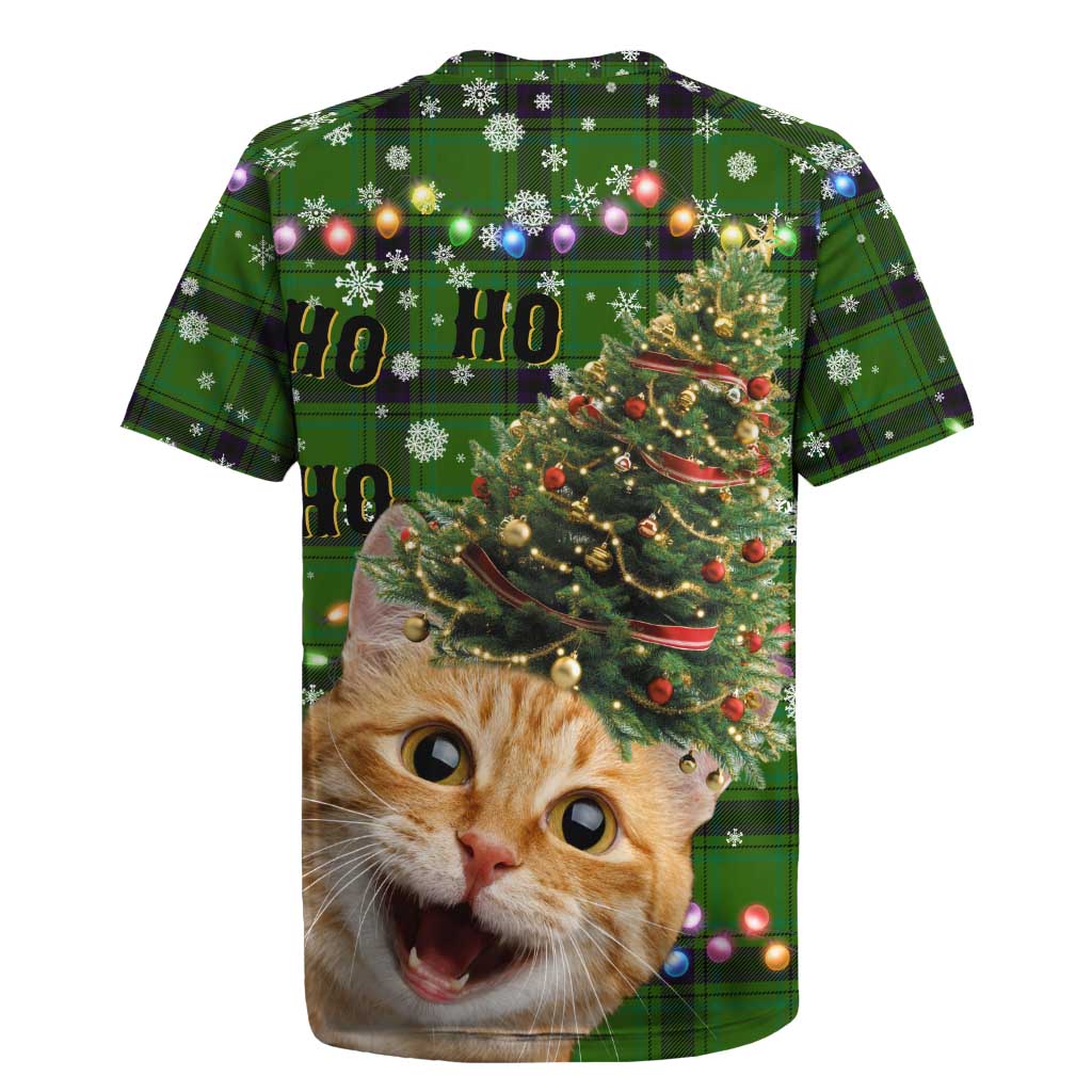 Cat Christmas Tree Rugby Jersey Xmas Holiday Patterns - Wonder Print Shop