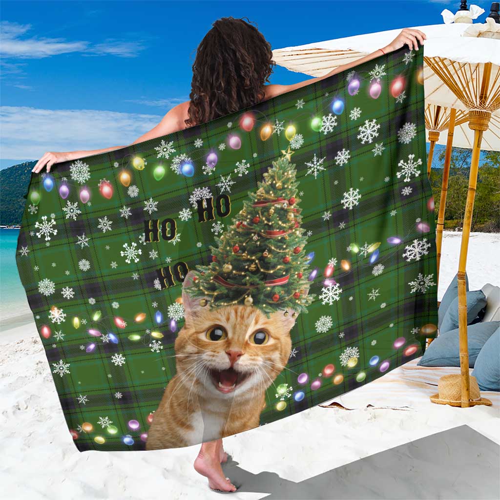 Cat Christmas Tree Sarong Xmas Holiday Patterns - Wonder Print Shop