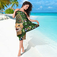 Cat Christmas Tree Sarong Xmas Holiday Patterns - Wonder Print Shop