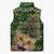 Cat Christmas Tree Sleeveless Puffer Jacket Xmas Holiday Patterns - Wonder Print Shop