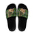 Cat Christmas Tree Slide Sandals Xmas Holiday Patterns - Wonder Print Shop