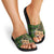 Cat Christmas Tree Slide Sandals Xmas Holiday Patterns - Wonder Print Shop