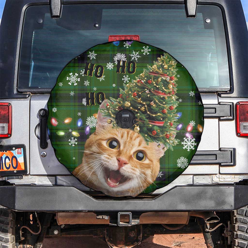 Cat Christmas Tree Spare Tire Cover Xmas Holiday Patterns - Wonder Print Shop
