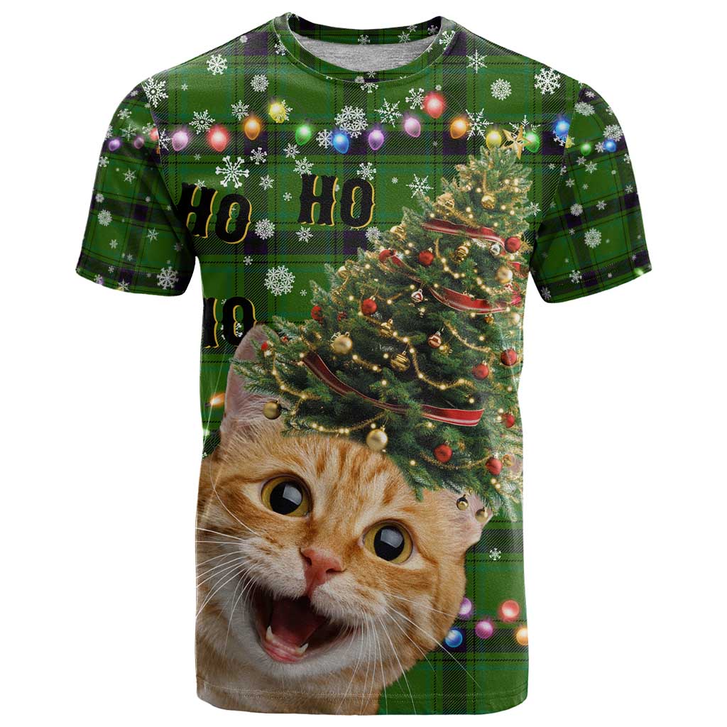 Cat Christmas Tree T Shirt Xmas Holiday Patterns - Wonder Print Shop