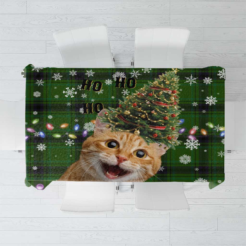 Cat Christmas Tree Tablecloth Xmas Holiday Patterns - Wonder Print Shop