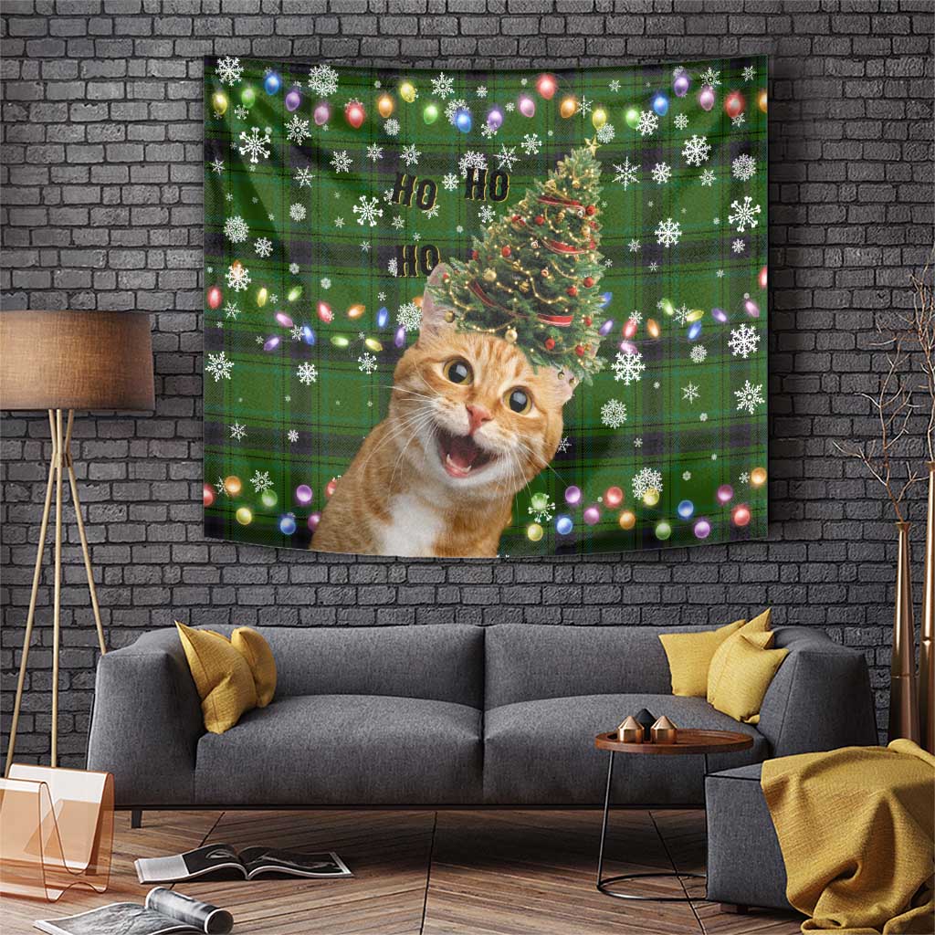 Cat Christmas Tree Tapestry Xmas Holiday Patterns - Wonder Print Shop