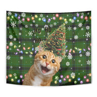 Cat Christmas Tree Tapestry Xmas Holiday Patterns - Wonder Print Shop
