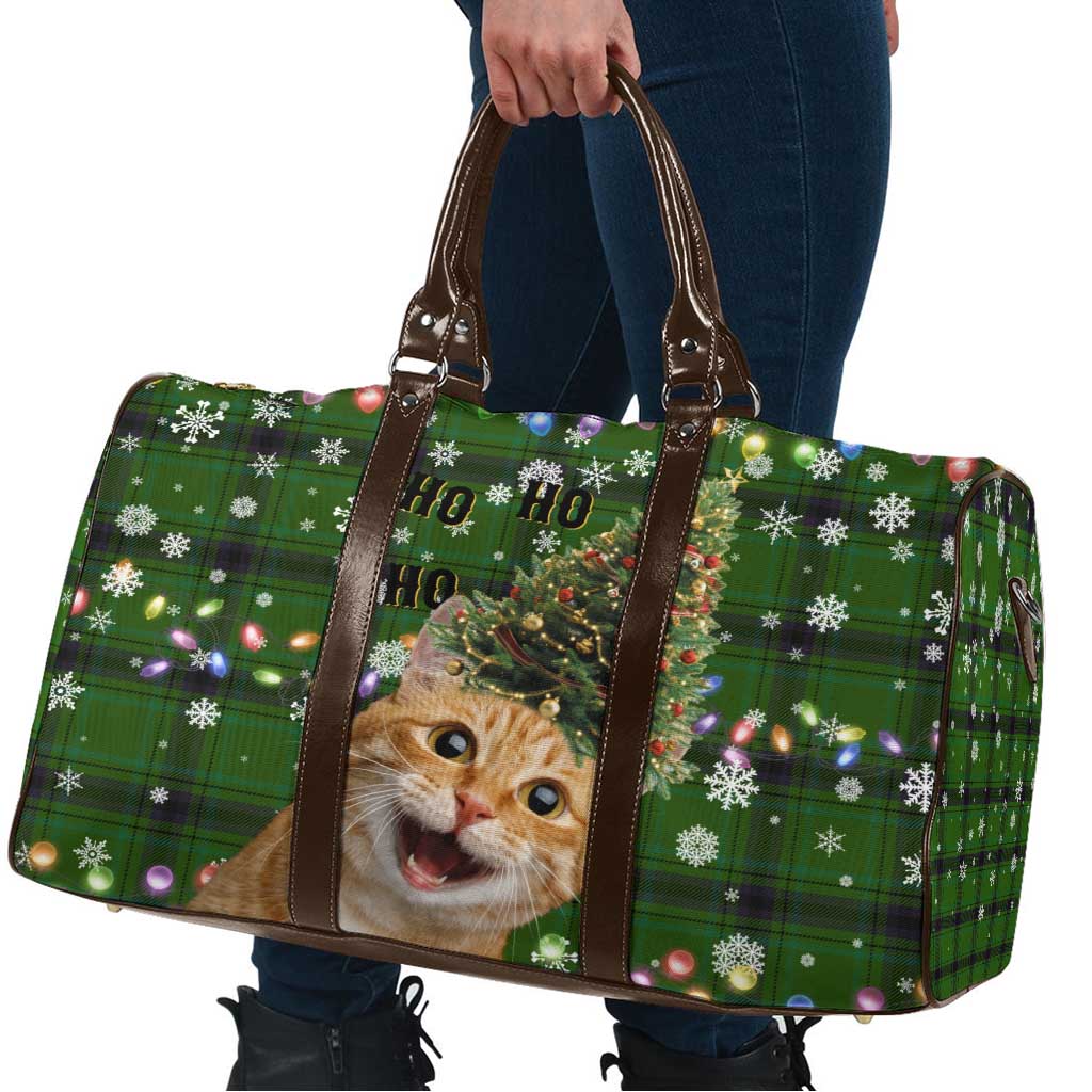 Cat Christmas Tree Travel Bag Xmas Holiday Patterns - Wonder Print Shop