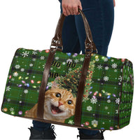 Cat Christmas Tree Travel Bag Xmas Holiday Patterns - Wonder Print Shop