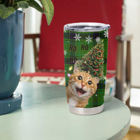 Cat Christmas Tree Tumbler Cup Xmas Holiday Patterns - Wonder Print Shop