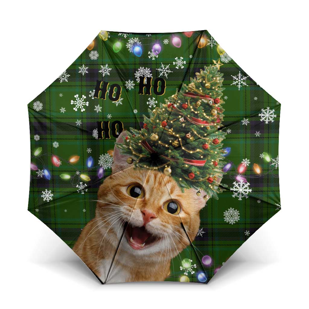 Cat Christmas Tree Umbrella Xmas Holiday Patterns - Wonder Print Shop