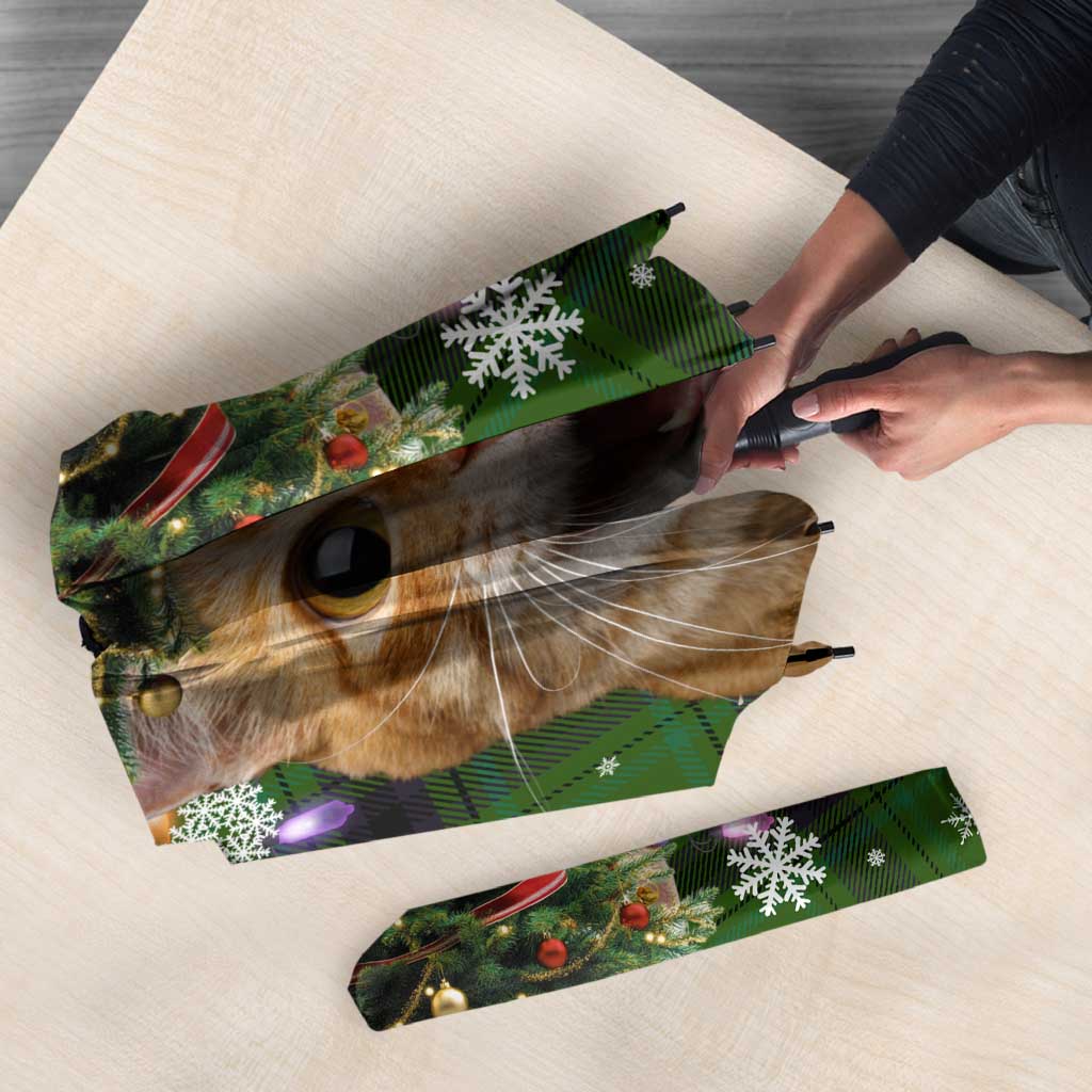 Cat Christmas Tree Umbrella Xmas Holiday Patterns - Wonder Print Shop