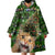 Cat Christmas Tree Wearable Blanket Hoodie Xmas Holiday Patterns - Wonder Print Shop