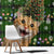 Cat Christmas Tree Window Curtain Xmas Holiday Patterns - Wonder Print Shop