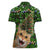 Cat Christmas Tree Women Polo Shirt Xmas Holiday Patterns - Wonder Print Shop