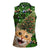 Cat Christmas Tree Women Sleeveless Polo Shirt Xmas Holiday Patterns - Wonder Print Shop