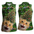 Cat Christmas Tree Women Sleeveless Polo Shirt Xmas Holiday Patterns - Wonder Print Shop