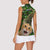 Cat Christmas Tree Women Sleeveless Polo Shirt Xmas Holiday Patterns - Wonder Print Shop