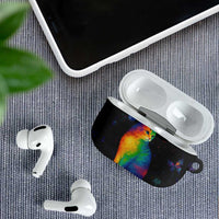Cat Colorful Christmas AirPods Case Xmas Holiday Patterns - Wonder Print Shop