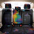 Cat Colorful Christmas Back Car Seat Cover Xmas Holiday Patterns - Wonder Print Shop
