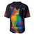 Cat Colorful Christmas Baseball Jersey Xmas Holiday Patterns - Wonder Print Shop